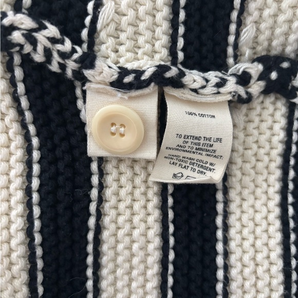 Alex Mill Striped Black and Cream Women's Sweater - Picture 7 of 7